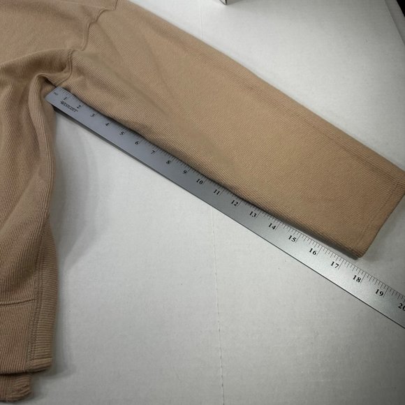 Ava And Viv Women's Size 2X 20W-22W Sweater Short Turtle Neck Ribbed Tan New - Picture 11 of 14